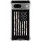 Black and White Camo American Flag Google Pixel 7a Clear Case